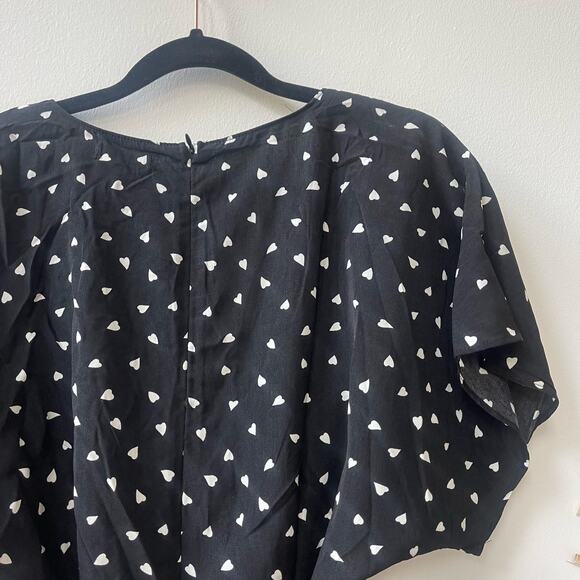 NASTY GAL Dress Satin Heart Deep V Wrap Design Side Slits Size 4 - Picture 6 of 8